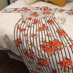 Custom made xl-1xl dress with bow